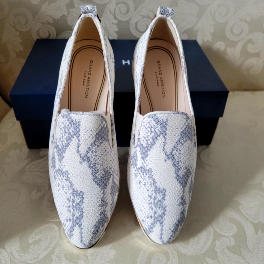 Cole Haan Python print shoes